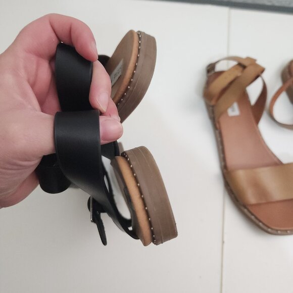 Steve Madden Women's Tesa Slingback Black Sandal Bundle Women's Size 8.5 - Picture 10 of 16